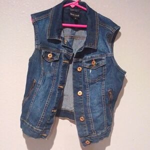 Girls Denim Vest